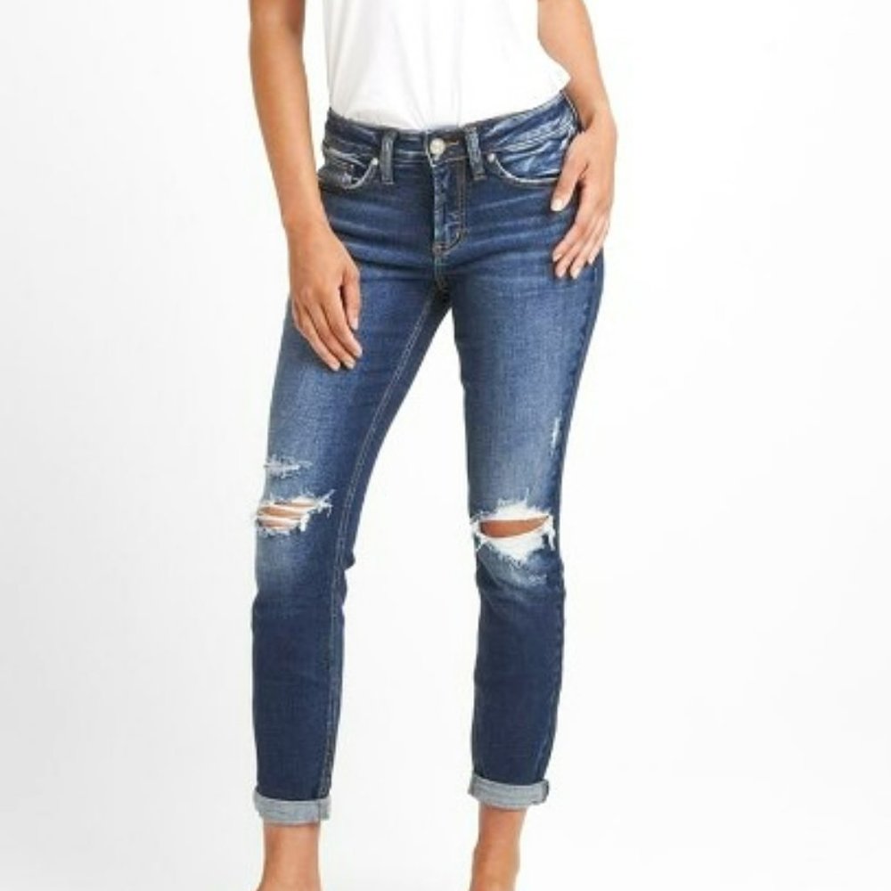 Silver Jeans Suki Mid Rise Skinny Jeans